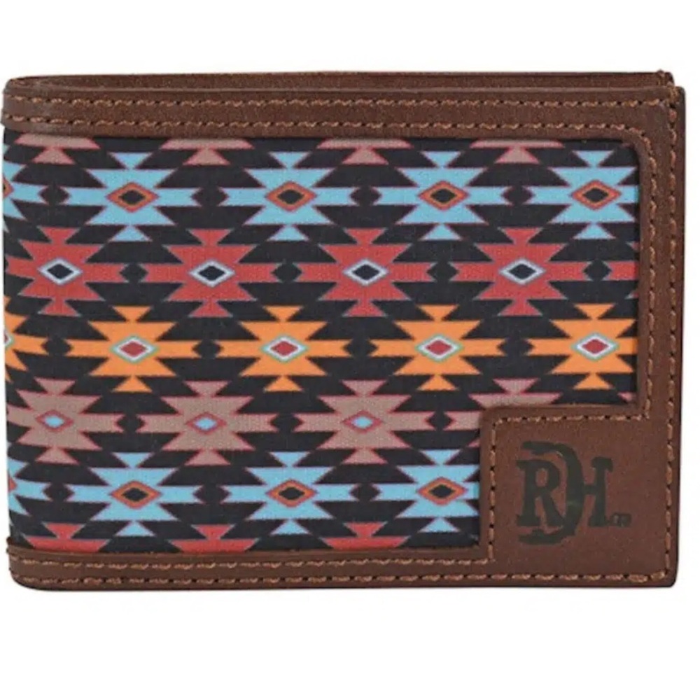 MSRP $62 Red Dirt Hat Co. Men's Southwest Bi Fold Wallet